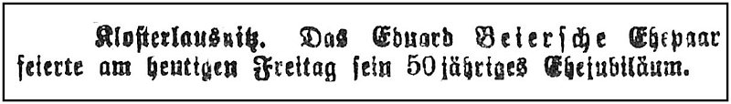 1904-01-30 Kl Goldene Hochzeit